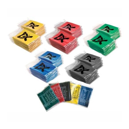 Fabrication Enterprises CanDo AccuForce Exercise Band, 48"L Band, Box of 40, 5 Box Set 1478777